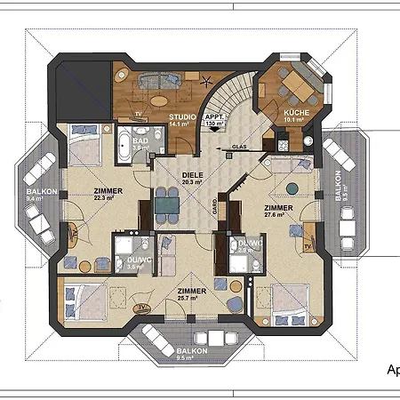 Апартаменти Castelbell Зельден